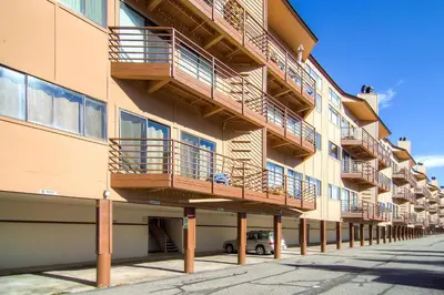 a building with balconies on the side of it at B-101 Buffalo Ridge in Silverthorne