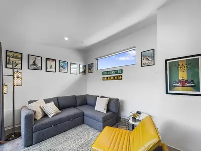 a living room with a couch and a table at 541 Center Circle 3Br 3,5Ba townhouse in Silverthorne