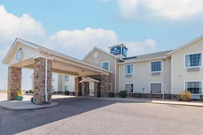 a rendering of the front of a hotel at Cobblestone Inn and Suites - Eaton in Eaton