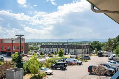 a parking lot with cars parked in a parking lot at City Inn in Westminster