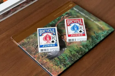 a book with two packages of jim tobacco on a table at Colorado Haven: 5bd - Pool & Foosball - 10min UCB in Superior