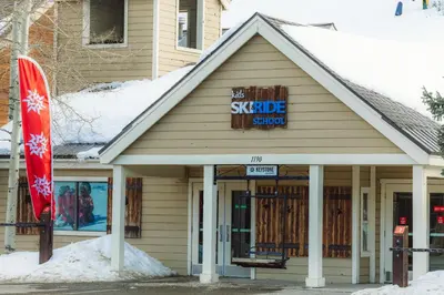 a ski shop with a sign on the front of it at Wild Irishman Off-Piste Condo: Great Keystone Getaway in Keystone