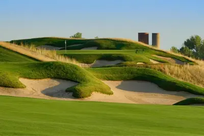 a rendering of a golf course with a green courseewayewayangeringfficientfficientfficient at NEW! Elegant Home near TPC Golf Course & Trails in Loveland