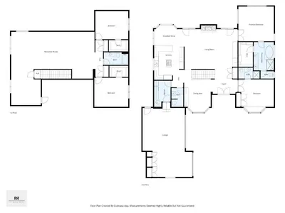 a floor plan of a house at Luxurious 4BR Retreat - Pool Table & Chic Amenities in Boulder