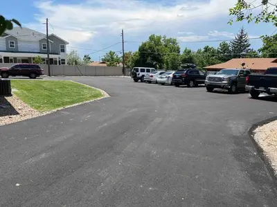 a parking lot with cars parked on the street at Charming 2 bed in Westminster in Westminster