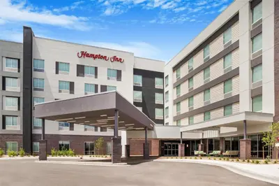 a rendering of the front of the hampton inn suites hotel at Hampton Inn Aurora Medical Center Denver in Aurora