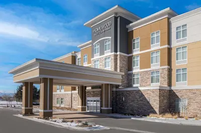 a rendering of the exterior of a hotel at Homewood Suites By Hilton Thornton Denver in Thornton