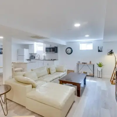 Sleek and Central Centennial Apartment with Fireplace!