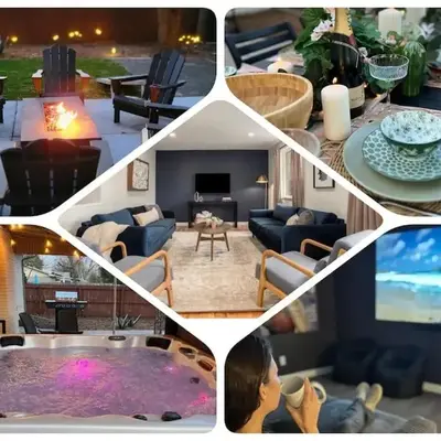 Mid Summer Night's Dream w Hot Tub Theater Game Room