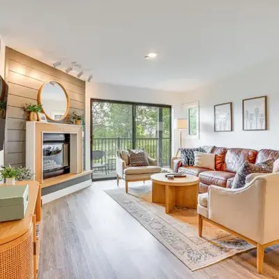 Patio and Dillon Reservoir Views Chic Frisco Condo!