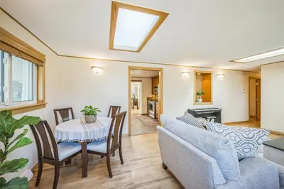 a living room with a couch and a table at Bright & Cozy House Centennial Littleton 4 Bed 3 Bath in Centennial