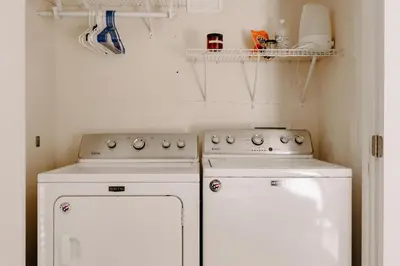 two white ovens in a kitchen next to each other at Alpine Hideaway with Free Shuttle - Wildernest in Silverthorne