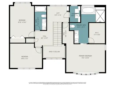a floor plan of a house at Townhouse near Cherry Creek w gym in Denver