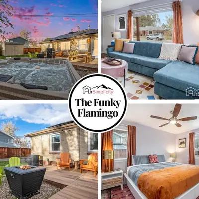 The Funky Flamingo - HOT TUB - BBQ - Fire Pit