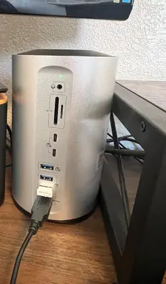 a video game controller is plugged into a machine at Eco-Friendly Sunnyside 3 Bedroom Bungalow in Denver