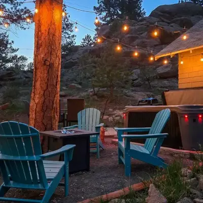 Steps to Estes Lake Mtn-View Hideaway with Hot Tub!