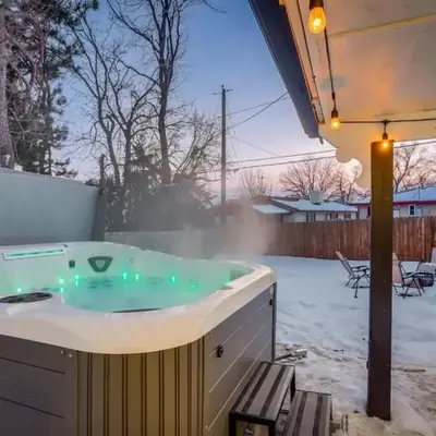 Groovy Getaway With 4 KING Beds And A Hot Tub