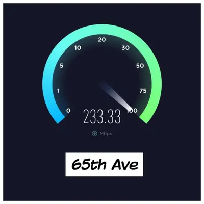 a speedometer with a green circle and a clock at 3 bed home with huge yard near Hidden Lake in Denver