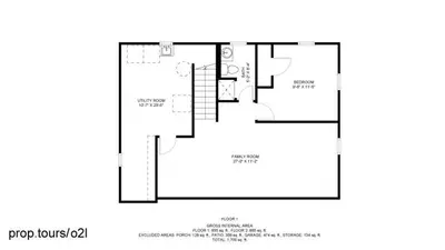 a floor plan of a house at Spacious Family Home with King Beds and Big Yard in Denver