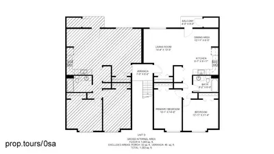 a floor plan of a house at Great Two King Bed Rooms Near Airport Ideal Stay in Brighton