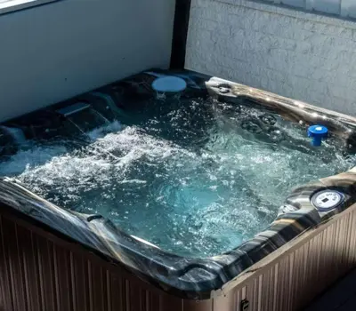 a hot tubificialificialificialificialificialificialificialificialificialificialificialificialificial at The Western Retreat With Hot Tub and Spacious Yard in Westminster