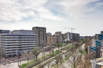a view of a city with tall buildings at Less Than 1 Mi to Downtown Denver Condo with Pool Access! in Denver