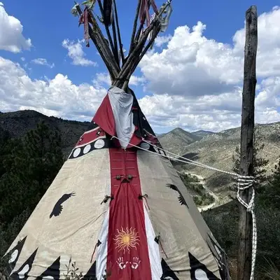 Raven's Ridge Luxurious Tipi in Golden
