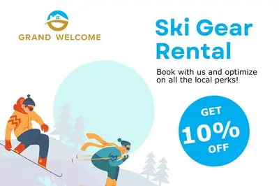 a skier in a ski gear rental book with us and optimise on all at Perfect Getaway Cabin with Nearby Hike&Bike Trails in Breckenridge