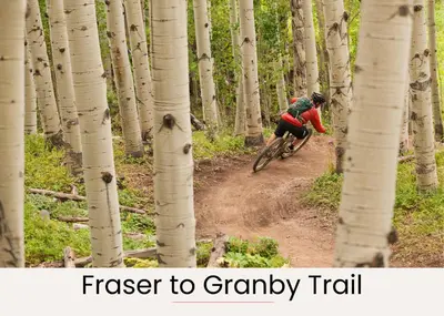 a person riding a dirt bike in a bamboo forest at Townhouse w hot tub, gym & pool in Fraser