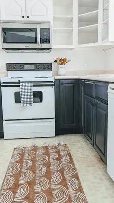 a kitchen with a white stove and a microwave at Charming 1BR Close to Trails & NREL Monthly Rental - Quaker Room 2 in Golden