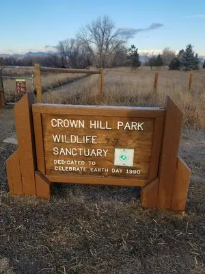 a sign for the town hill park wildlife sanctuary at West Denver Home 8 Beds! Game Room in Lakewood