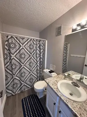 a bathroom with a sink and a toilet at Dillon Valley Mountain Escape in Dillon