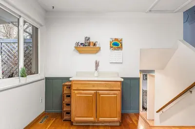 a kitchen with a sink and a counter at Spacious and Comfy Close to Everything Backyard in Longmont