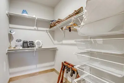 a refrigerator with empty shelves in a room at 2 Mi to Fraser River Trail Townhome with Hot Tub! in Fraser