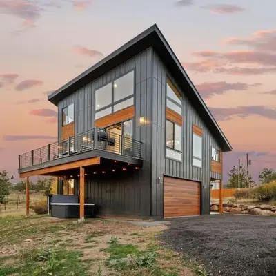 Modern Mtn Escape! Hot Tub Fireplace Views!