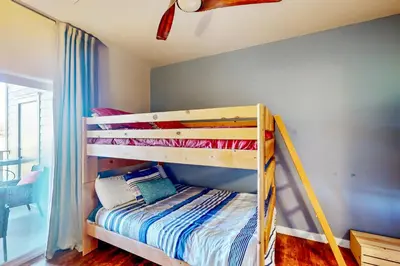 a bunk bed in a room with a bunk bed at Granby Ranch H103 in Granby