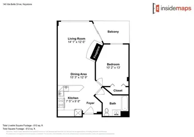 a picture of a floor plan of a house at Silver Mill 8266 in Keystone