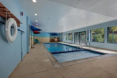 a swimming pool in a house at Gateway 5036 in Keystone