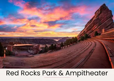 a picture of a red rocks park and amphitheater at Stylish Church Conversion Walk to LoHi in Denver