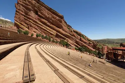a view of the amphitheater at the canyon at Studio at St Marys Glacier in Idaho Springs