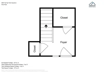 a schematic diagram of a house at Settlers Creek 6529 by SummitCove Lodging in Keystone