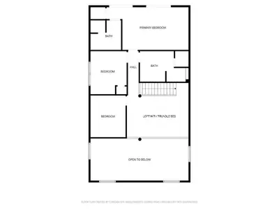 a floor plan of a house at Private Hilltop Panoramic Mountain View - Family in Estes Park