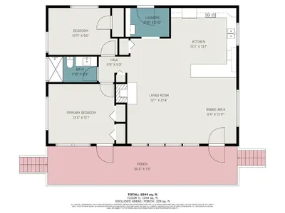a floor plan of a house at Cozy Mountain Cabin with Stunning Views in Idaho Springs