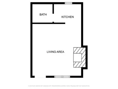 a floor plan of a proposed house at Cabin 19- King Studio Gorgeous views Hotel Style in Estes Park