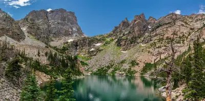 a mountain lake in the middle of a canyon at Central and Cozy Townhouse in Fraser