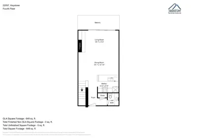 a floor plan of a house at Saints John 2525 by SummitCove Lodging in Keystone
