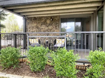 a porch of a house with a railing at Lake & Mountain Views, 2BR, 2 BA in Dillon