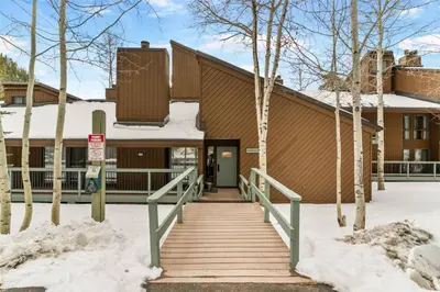 a building with a stairway leading to the front door at Wild Irishman 1029 - Keystone in Dillon