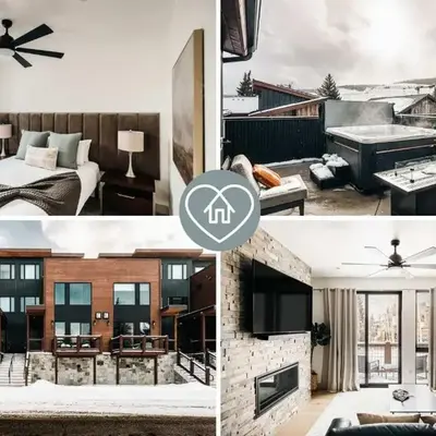 Modern Mountain Townhome - Rooftop Hot Tub