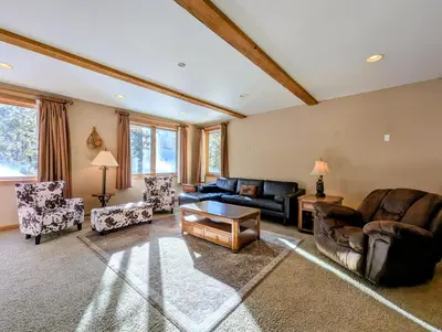 a large living room with couches and chairs at Keystone Retreat 33 by SummitCove Lodging in Keystone
